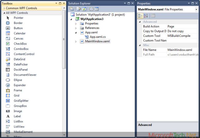 Building First WPF Application